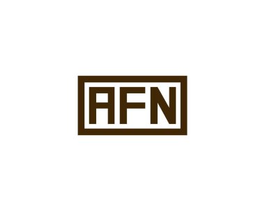 AFN logo tasarım vektör şablonu. AFN