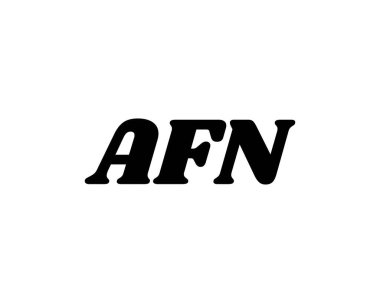 AFN logo tasarım vektör şablonu. AFN