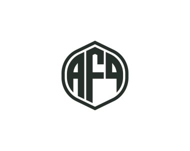 AFQ logo tasarım vektör şablonu. AFQ