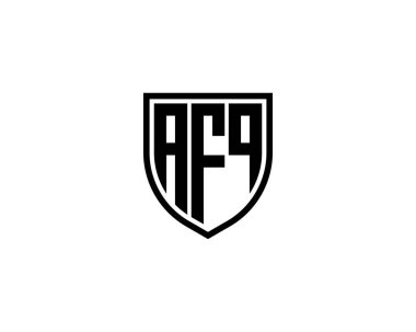 AFQ logo tasarım vektör şablonu. AFQ