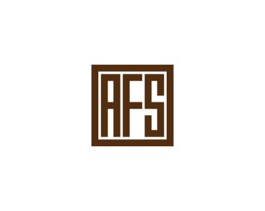 AFS logo tasarım vektör şablonu. AFS
