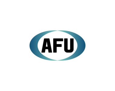 AFU logo tasarım vektör şablonu. AFU