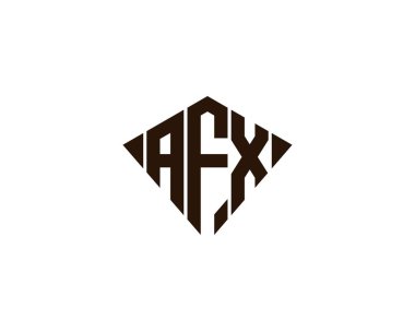 AFX logo tasarım vektör şablonu. AFX