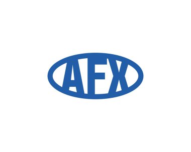 AFX logo tasarım vektör şablonu. AFX