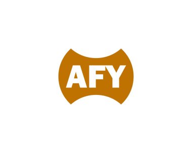 AFY logo tasarım vektör şablonu. AFY