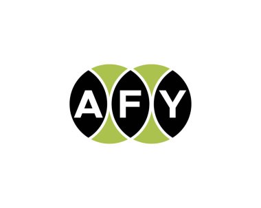 AFY logo tasarım vektör şablonu. AFY