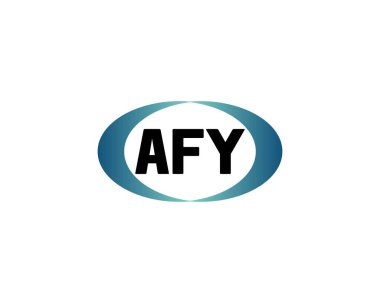 AFY logo tasarım vektör şablonu. AFY
