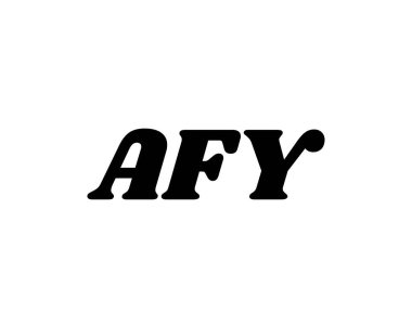 AFY logo tasarım vektör şablonu. AFY