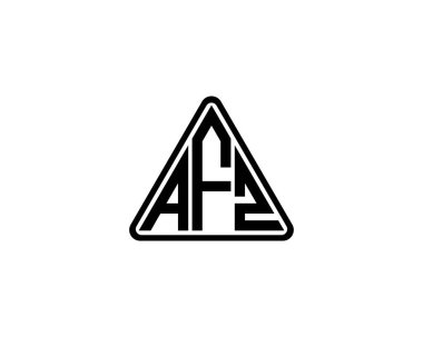 AFZ logo tasarım vektör şablonu. AFZ