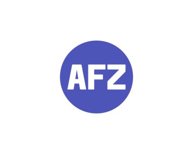 AFZ logo tasarım vektör şablonu. AFZ