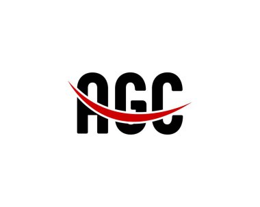 AGC Logo tasarım vektör şablonu. AGC
