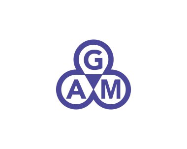 AGM logo tasarım vektör şablonu. AGM