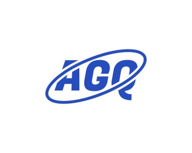 AGQ logo tasarım vektör şablonu. AGQ