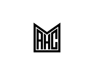 AHC logo tasarım vektör şablonu. AHC