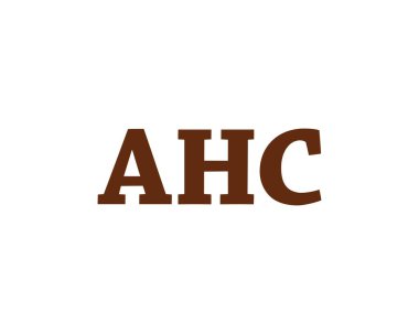 AHC logo tasarım vektör şablonu. AHC