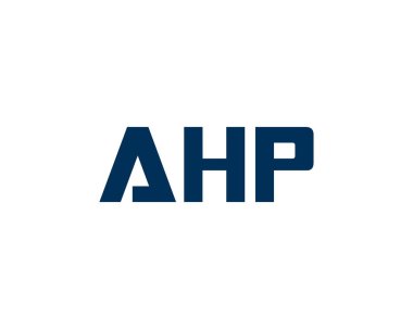 AHP logo tasarım vektör şablonu. AHP