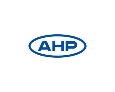 AHP logo tasarım vektör şablonu. AHP
