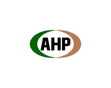 AHP logo tasarım vektör şablonu. AHP
