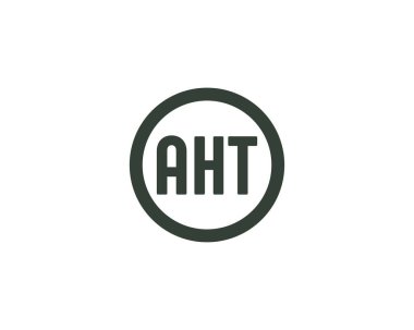 AHT logo tasarım vektör şablonu. AHT