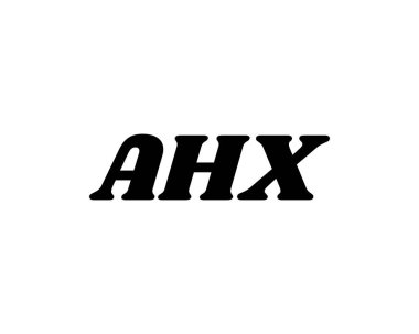AHX logo tasarım vektör şablonu. AHX