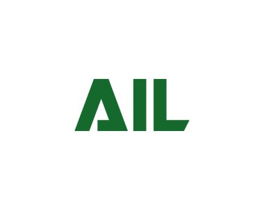 AIL logo tasarım vektör şablonu. AIL