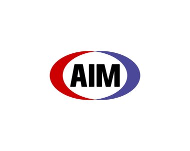 AIM logo tasarım vektör şablonu. Hedef al.