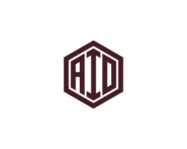 AIO logo tasarım vektör şablonu. AIO