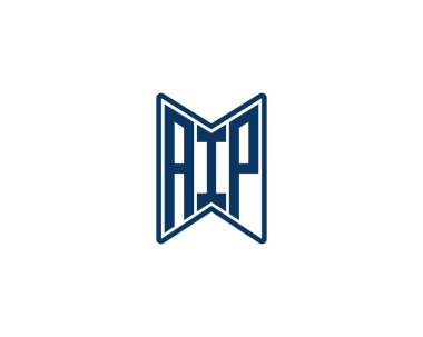 AIP logo tasarım vektör şablonu. AIP