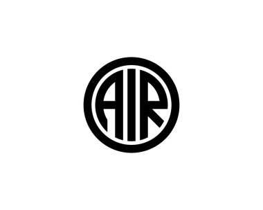 AIR logo tasarım vektör şablonu. Hava.