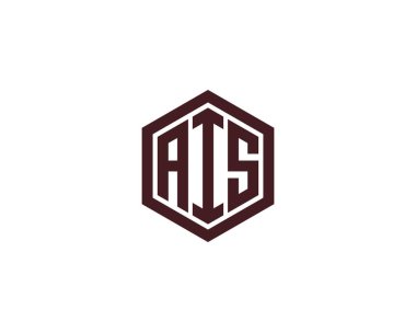 AIS logo tasarım vektör şablonu. AIS
