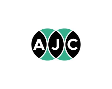 AJC logo tasarım vektör şablonu. ACJ