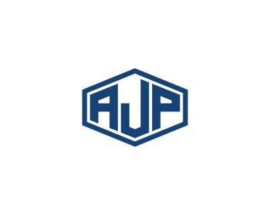 AJP logo design vector template. AJP clipart