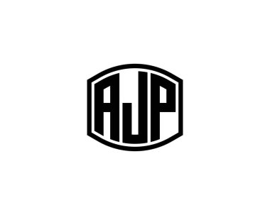 AJP logo design vector template. AJP clipart