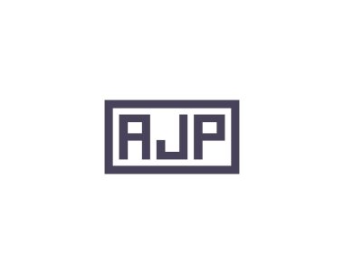 AJP logo design vector template. AJP clipart