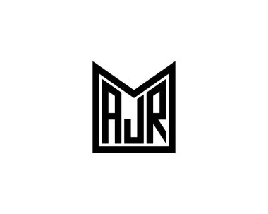 AJR logo tasarım vektör şablonu. AJR