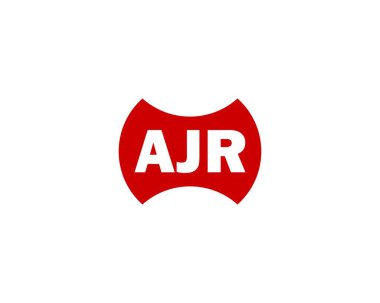 AJR logo tasarım vektör şablonu. AJR