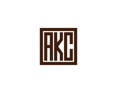 AKC logo tasarım vektör şablonu. AKC