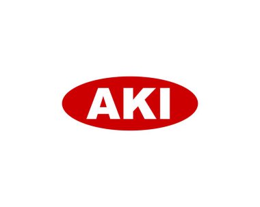 AKI logo tasarım vektör şablonu. AKI