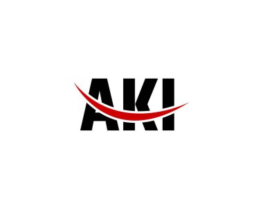 AKI logo tasarım vektör şablonu. AKI