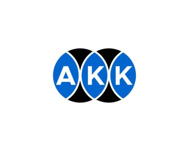 AKK Logo tasarım vektör şablonu. AKK