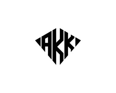 AKK Logo tasarım vektör şablonu. AKK