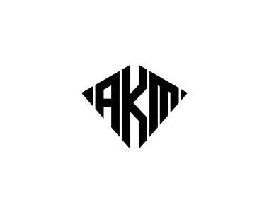 AKM logo tasarım vektör şablonu. AKM
