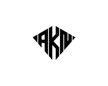 AKN Logo tasarım vektör şablonu. AKN