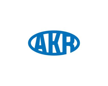 AKR logo tasarım vektör şablonu. AKR