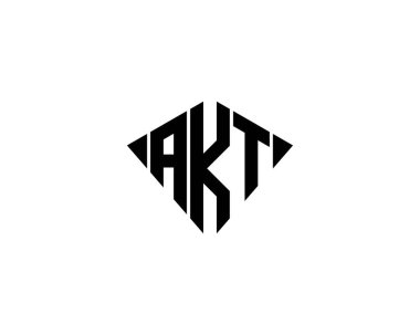 AKT logo tasarım vektör şablonu. AKT