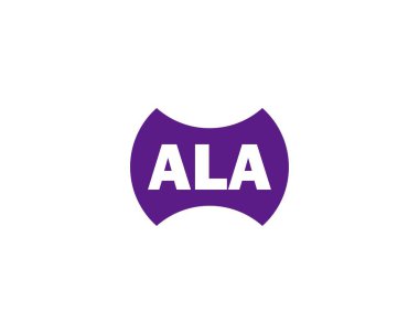 ALA logo tasarım vektör şablonu. ALA