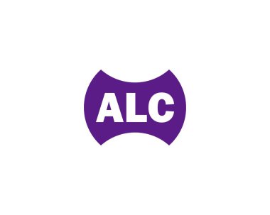 ALC Logo tasarım vektör şablonu. ALC