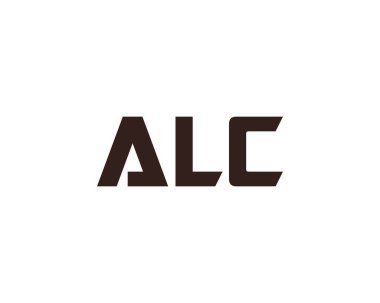 ALC Logo tasarım vektör şablonu. ALC