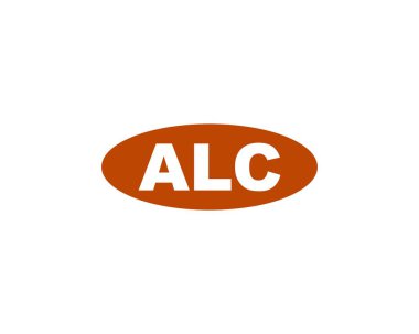 ALC Logo tasarım vektör şablonu. ALC