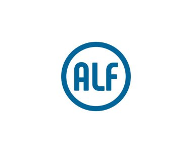 ALF logo tasarım vektör şablonu. ALF